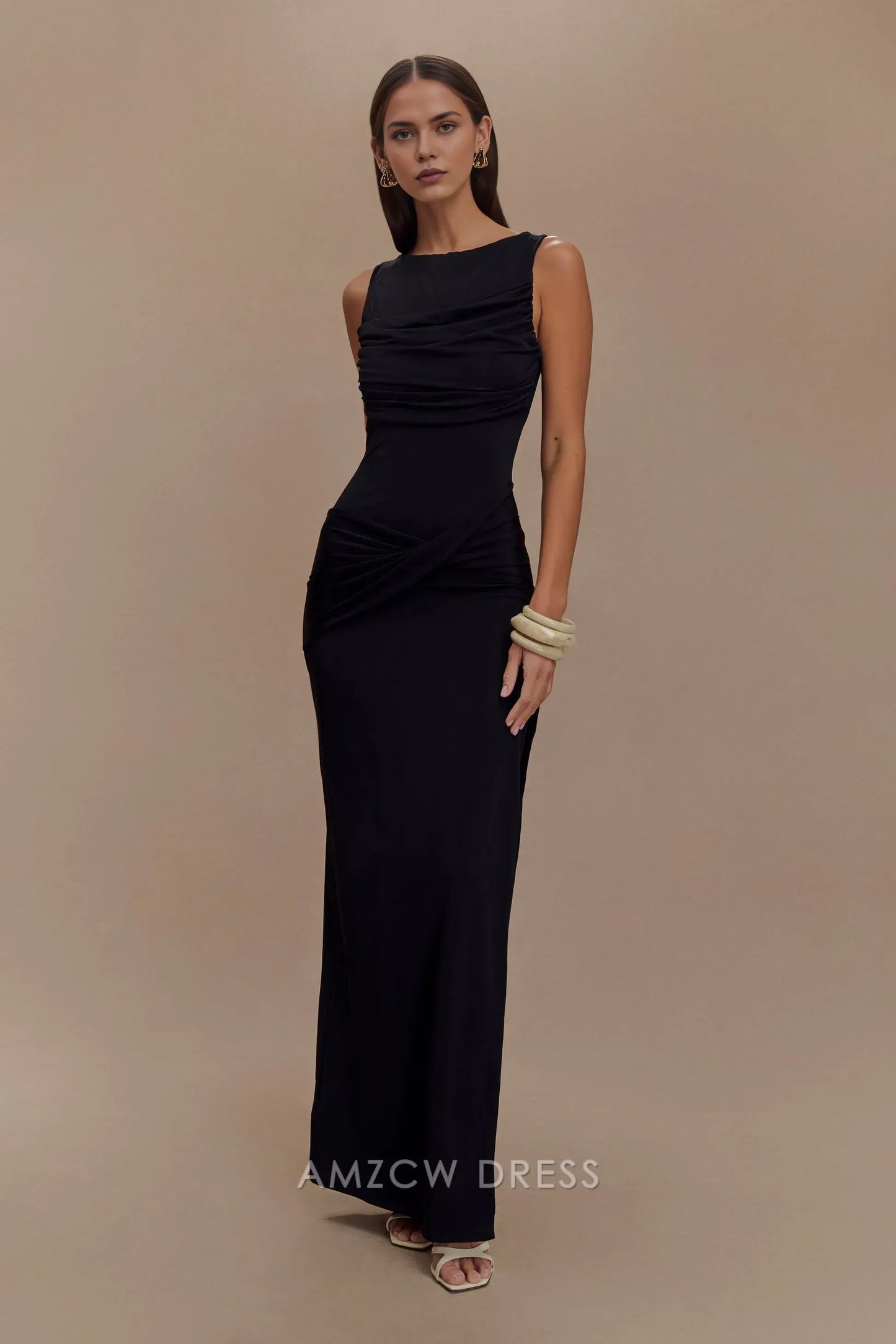 Amzcw Elegantes Vestidos de Fiesta Línea A Satén Verde Azulado con Hombros Descubiertos Mini Vestido Corto Venta Caliente para Mujeres 