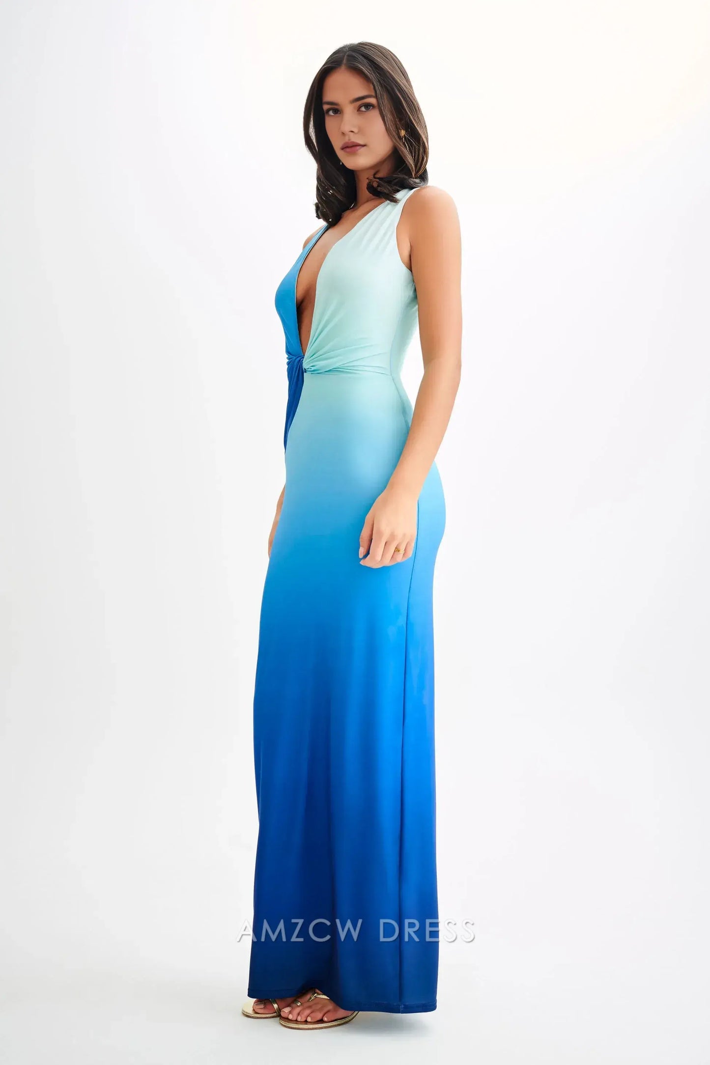 Amzcw Elegantes Vestidos de Fiesta Línea A Satén Verde Azulado con Hombros Descubiertos Mini Vestido Corto Venta Caliente para Mujeres 