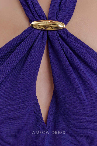 Amzcw Elegantes Vestidos de Fiesta Línea A Satén Verde Azulado con Hombros Descubiertos Mini Vestido Corto Venta Caliente para Mujeres 