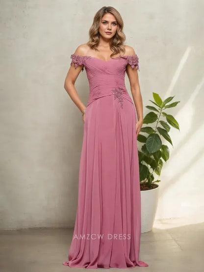 Amzcw Elegantes Vestidos de Fiesta Línea A Satén Verde Azulado con Hombros Descubiertos Mini Vestido Corto Venta Caliente para Mujeres 