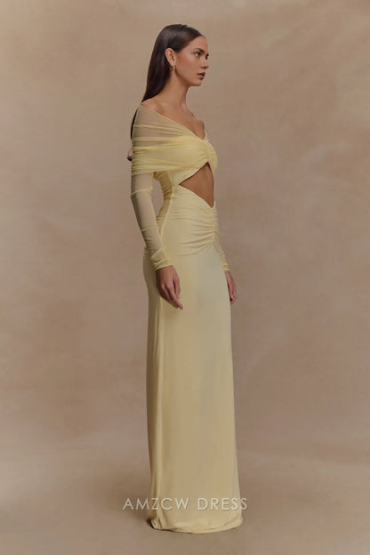 Amzcw Elegantes Vestidos de Fiesta Línea A Satén Verde Azulado con Hombros Descubiertos Mini Vestido Corto Venta Caliente para Mujeres 