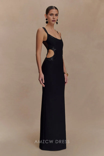 Amzcw Elegantes Vestidos de Fiesta Línea A Satén Verde Azulado con Hombros Descubiertos Mini Vestido Corto Venta Caliente para Mujeres 