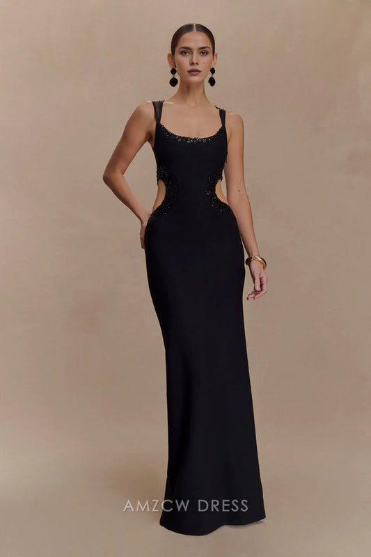 Amzcw Elegantes Vestidos de Fiesta Línea A Satén Verde Azulado con Hombros Descubiertos Mini Vestido Corto Venta Caliente para Mujeres 