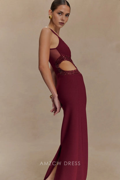 Amzcw Elegantes Vestidos de Fiesta Línea A Satén Verde Azulado con Hombros Descubiertos Mini Vestido Corto Venta Caliente para Mujeres 