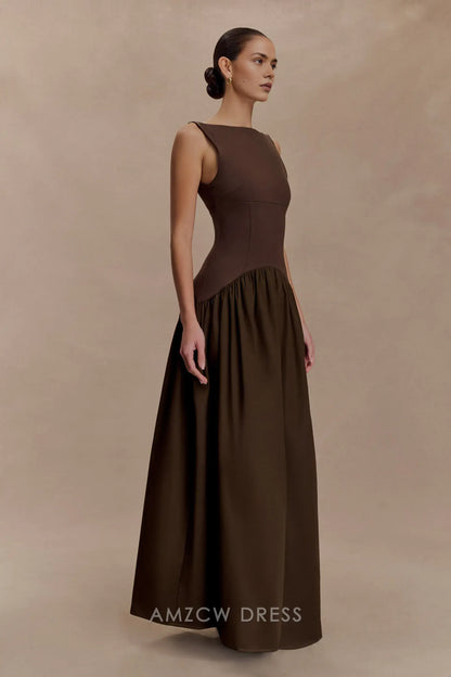 Amzcw Elegantes Vestidos de Fiesta Línea A Satén Verde Azulado con Hombros Descubiertos Mini Vestido Corto Venta Caliente para Mujeres 