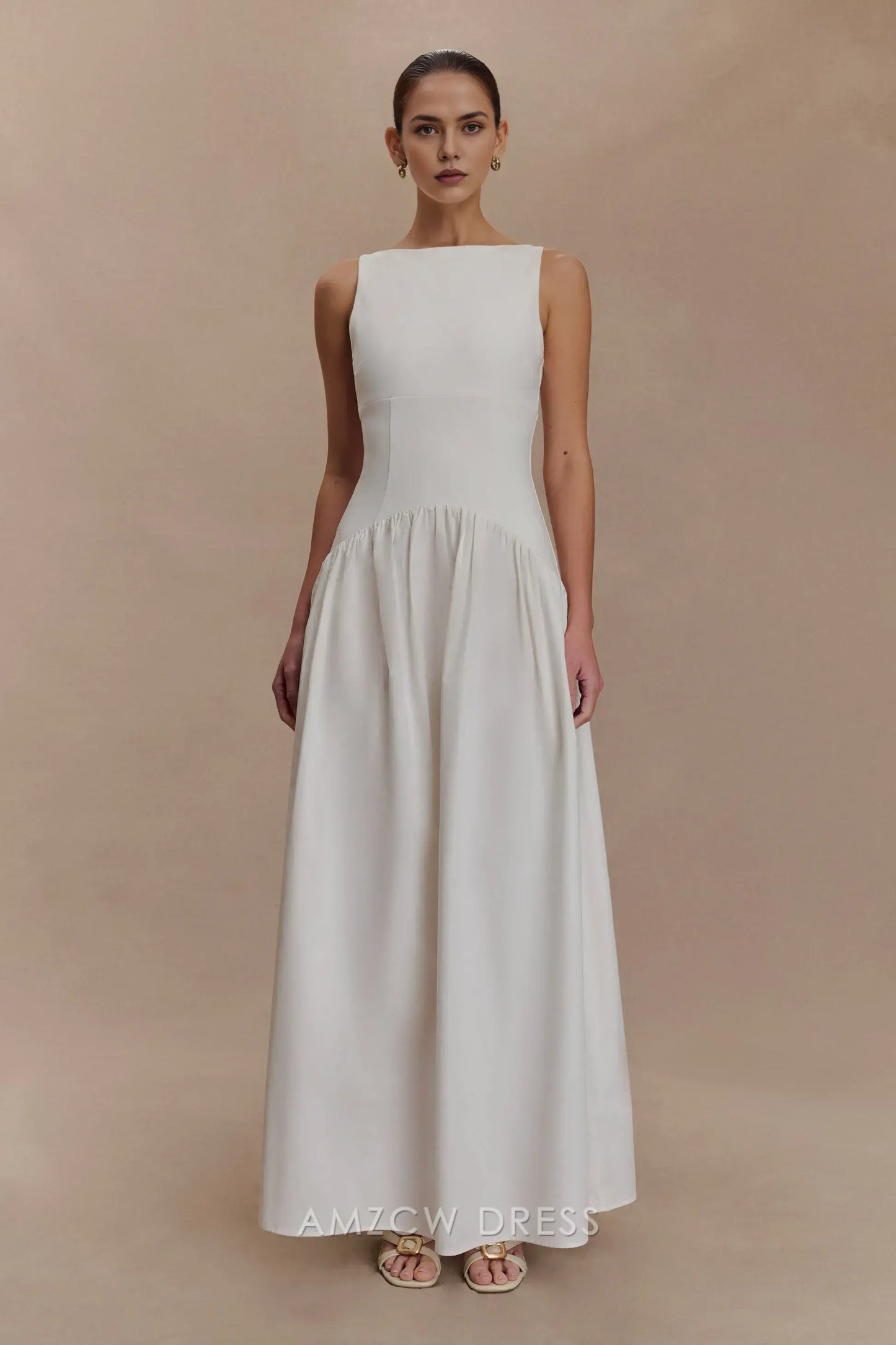 Amzcw Elegantes Vestidos de Fiesta Línea A Satén Verde Azulado con Hombros Descubiertos Mini Vestido Corto Venta Caliente para Mujeres 