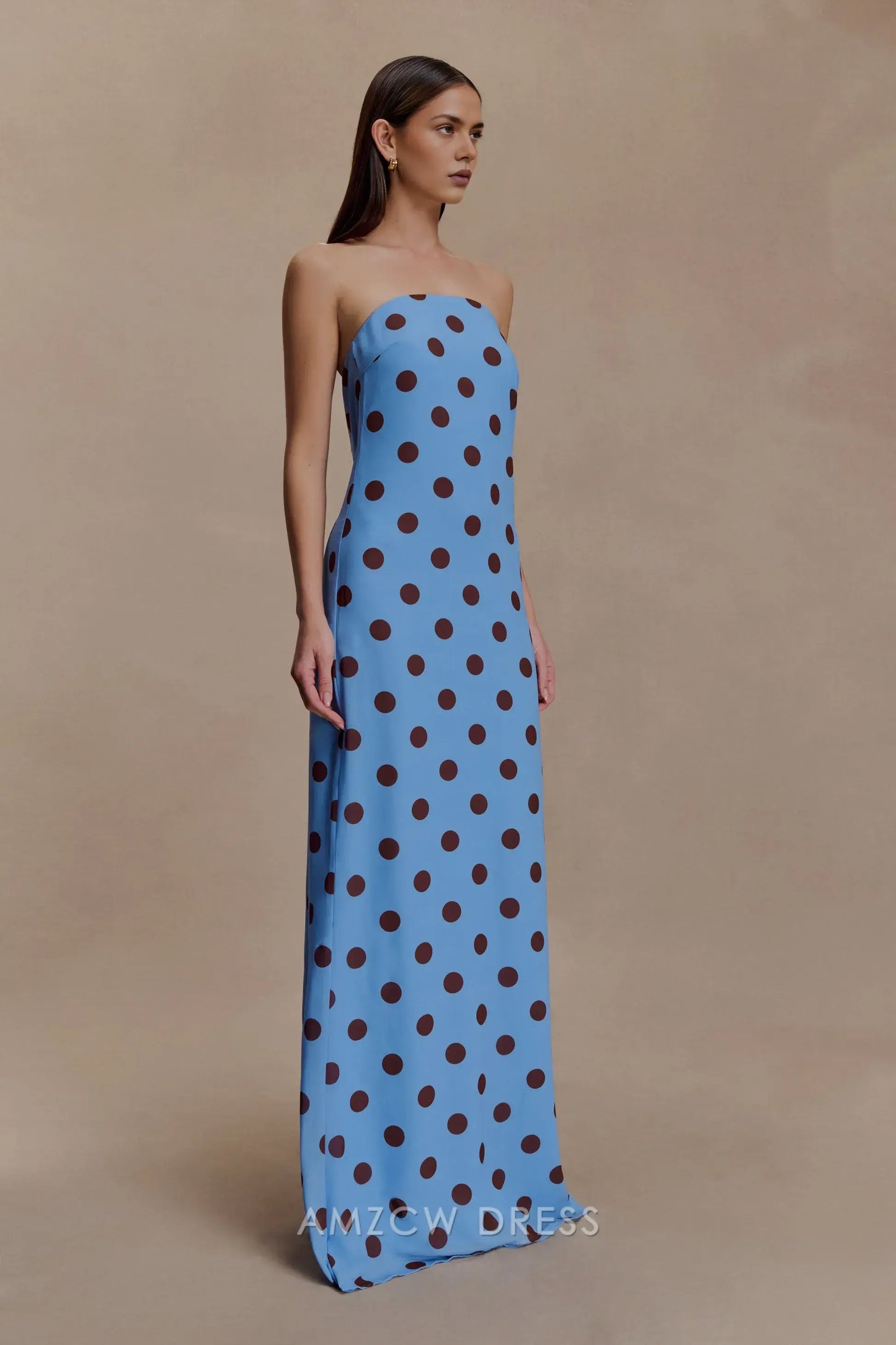 Amzcw Elegantes Vestidos de Fiesta Línea A Satén Verde Azulado con Hombros Descubiertos Mini Vestido Corto Venta Caliente para Mujeres 