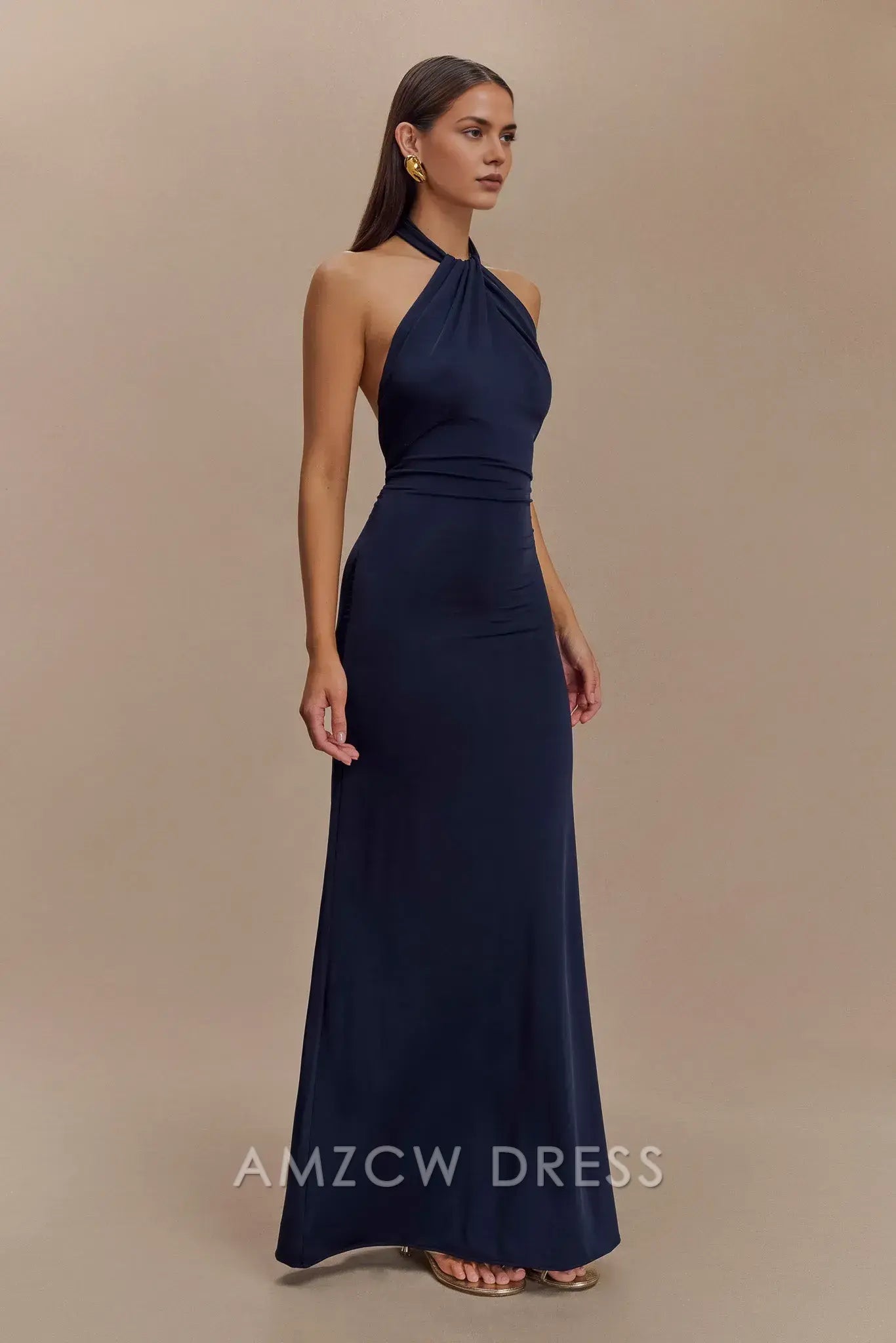 Amzcw Elegantes Vestidos de Fiesta Línea A Satén Verde Azulado con Hombros Descubiertos Mini Vestido Corto Venta Caliente para Mujeres 