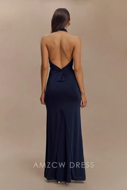 Amzcw Elegantes Vestidos de Fiesta Línea A Satén Verde Azulado con Hombros Descubiertos Mini Vestido Corto Venta Caliente para Mujeres 