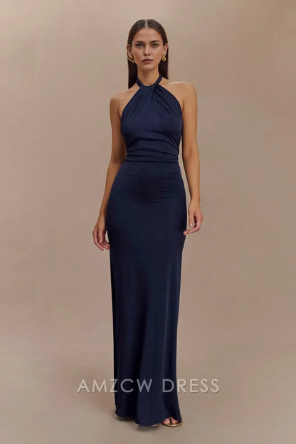 Amzcw Elegantes Vestidos de Fiesta Línea A Satén Verde Azulado con Hombros Descubiertos Mini Vestido Corto Venta Caliente para Mujeres 