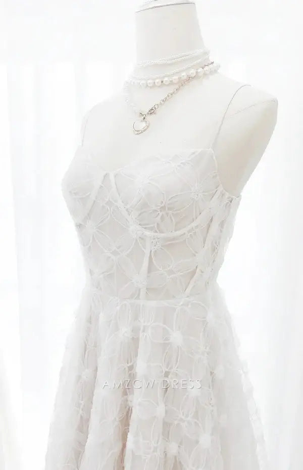 Amzcw Elegantes Vestidos de Fiesta Línea A Satén Verde Azulado con Hombros Descubiertos Mini Vestido Corto Venta Caliente para Mujeres 