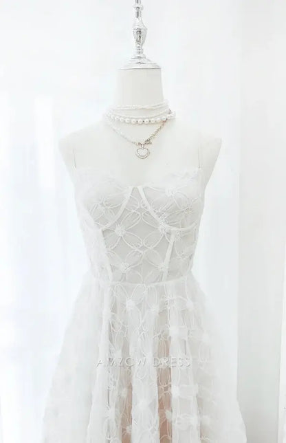 Amzcw Elegantes Vestidos de Fiesta Línea A Satén Verde Azulado con Hombros Descubiertos Mini Vestido Corto Venta Caliente para Mujeres 