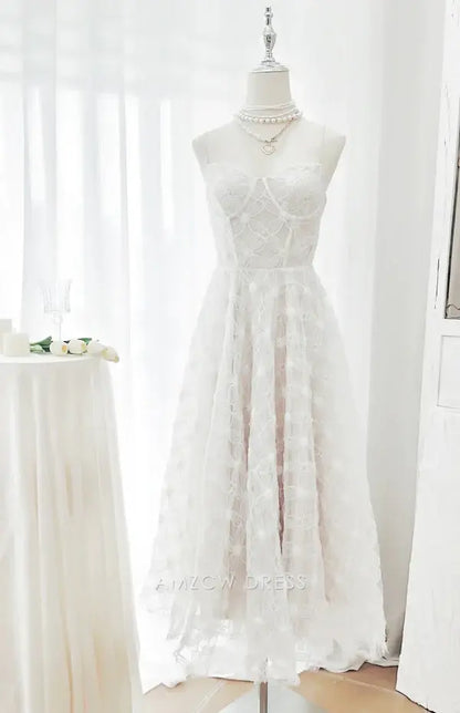 Amzcw Elegantes Vestidos de Fiesta Línea A Satén Verde Azulado con Hombros Descubiertos Mini Vestido Corto Venta Caliente para Mujeres 