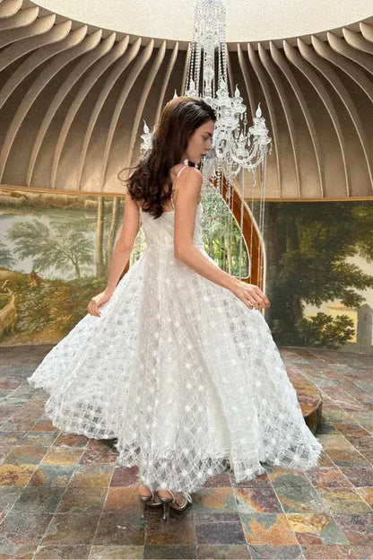 Amzcw Elegantes Vestidos de Fiesta Línea A Satén Verde Azulado con Hombros Descubiertos Mini Vestido Corto Venta Caliente para Mujeres 