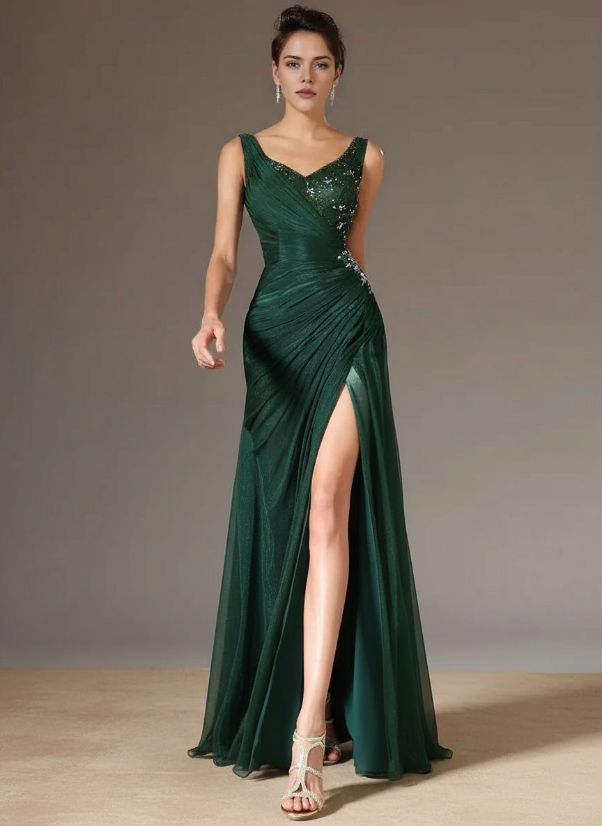 Amzcw Elegantes Vestidos de Fiesta Línea A Satén Verde Azulado con Hombros Descubiertos Mini Vestido Corto Venta Caliente para Mujeres 