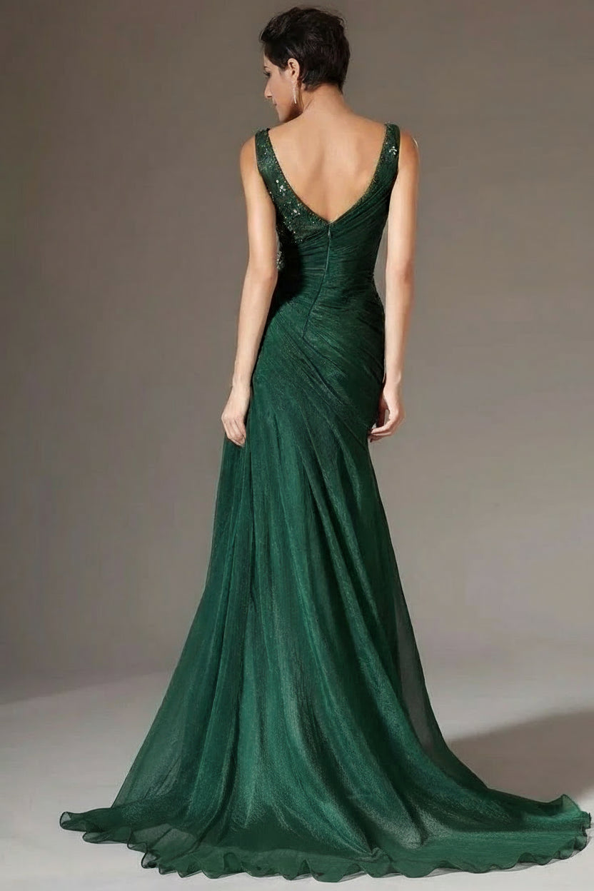 Amzcw Elegantes Vestidos de Fiesta Línea A Satén Verde Azulado con Hombros Descubiertos Mini Vestido Corto Venta Caliente para Mujeres 