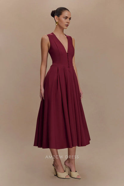 Amzcw Elegantes Vestidos de Fiesta Línea A Satén Verde Azulado con Hombros Descubiertos Mini Vestido Corto Venta Caliente para Mujeres 