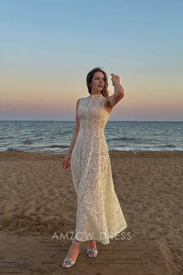 Amzcw Elegantes Vestidos de Fiesta Línea A Satén Verde Azulado con Hombros Descubiertos Mini Vestido Corto Venta Caliente para Mujeres 