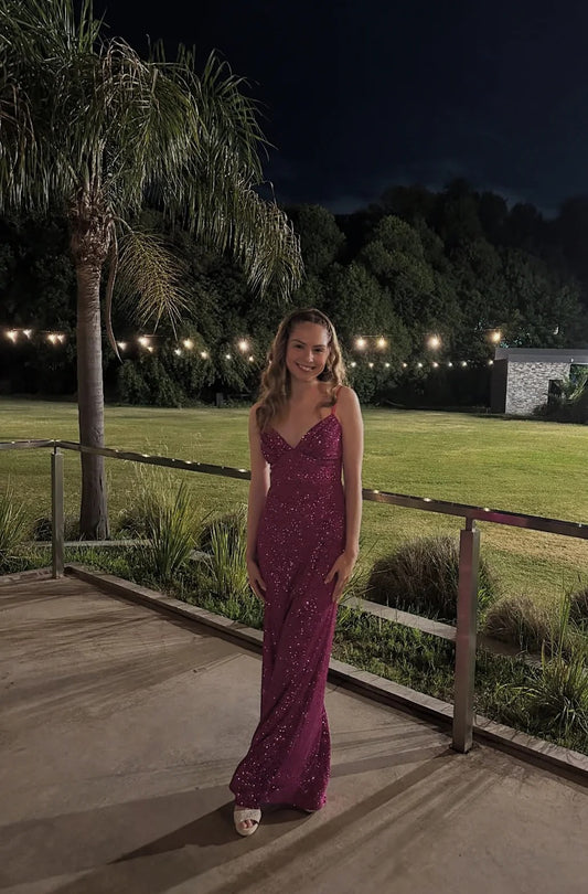 Halter Neck Beaded Chiffon Prom Dress with Back Tie and Flowy Skirt