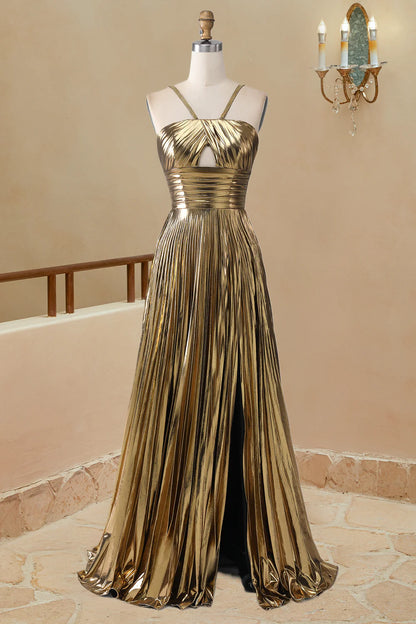 Vestido de fiesta de satén sin mangas con cuello halter, corte A, sencillo, largo y formal