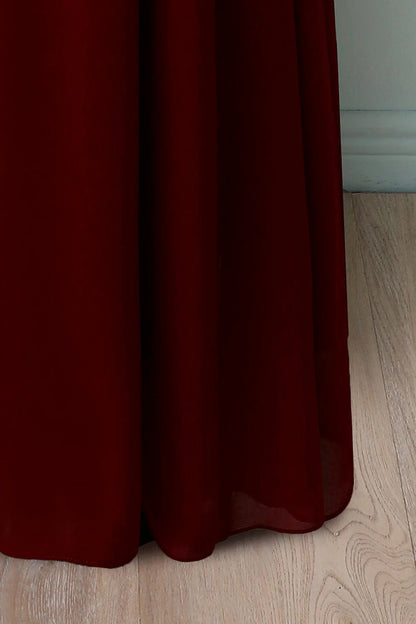 Vestido largo formal de encaje 