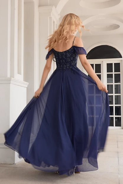 New Arrival Sparkly A Line Off The Shoulder Prom/Mother Of The Bride Dresses With Beaded