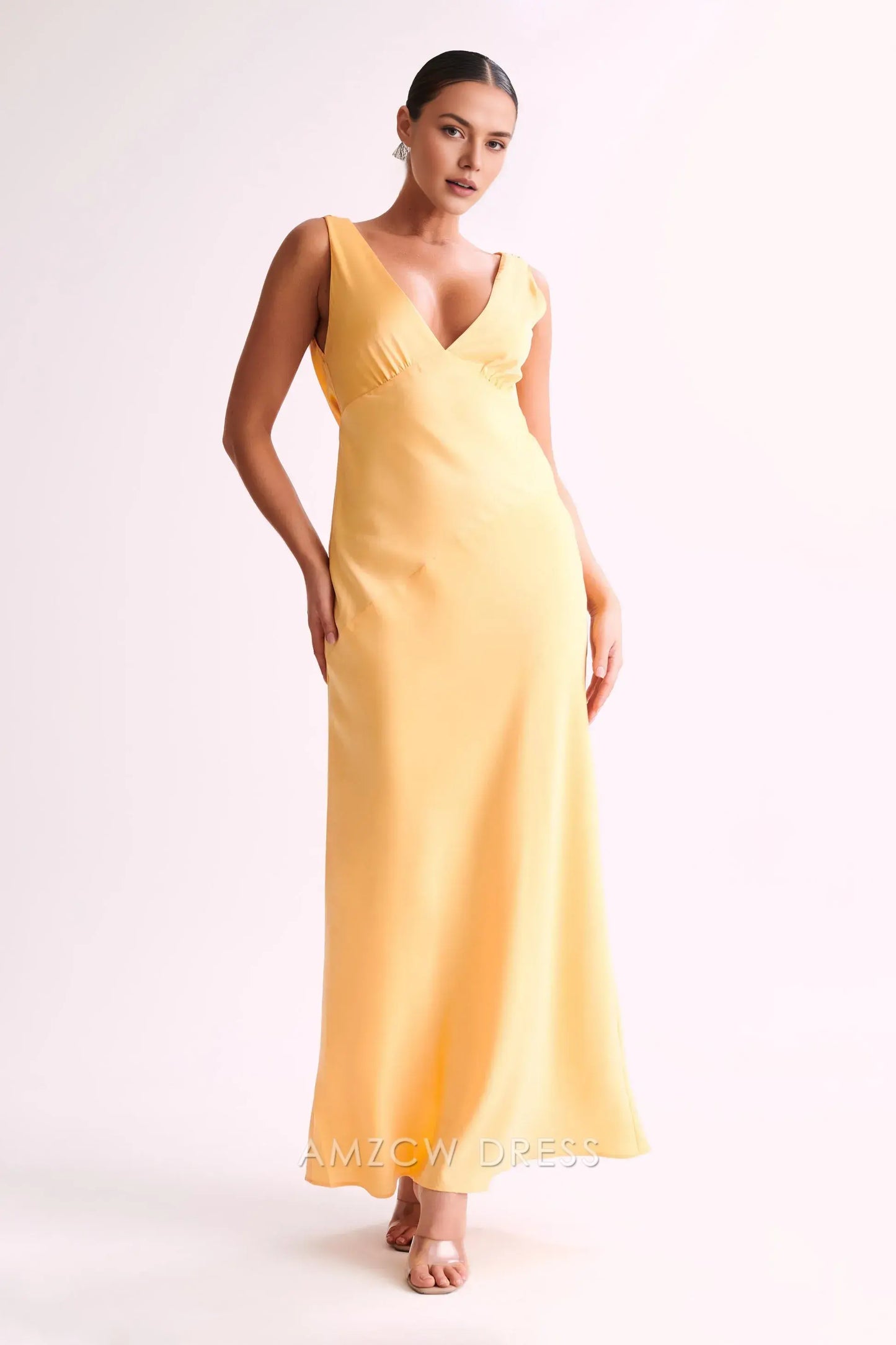 Amzcw Elegantes Vestidos de Fiesta Línea A Satén Verde Azulado con Hombros Descubiertos Mini Vestido Corto Venta Caliente para Mujeres 