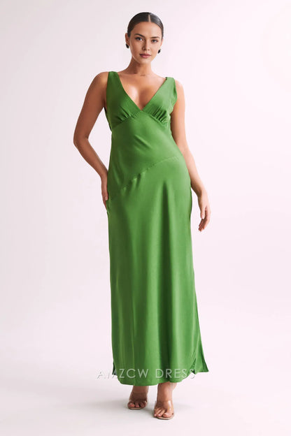 Amzcw Elegantes Vestidos de Fiesta Línea A Satén Verde Azulado con Hombros Descubiertos Mini Vestido Corto Venta Caliente para Mujeres 