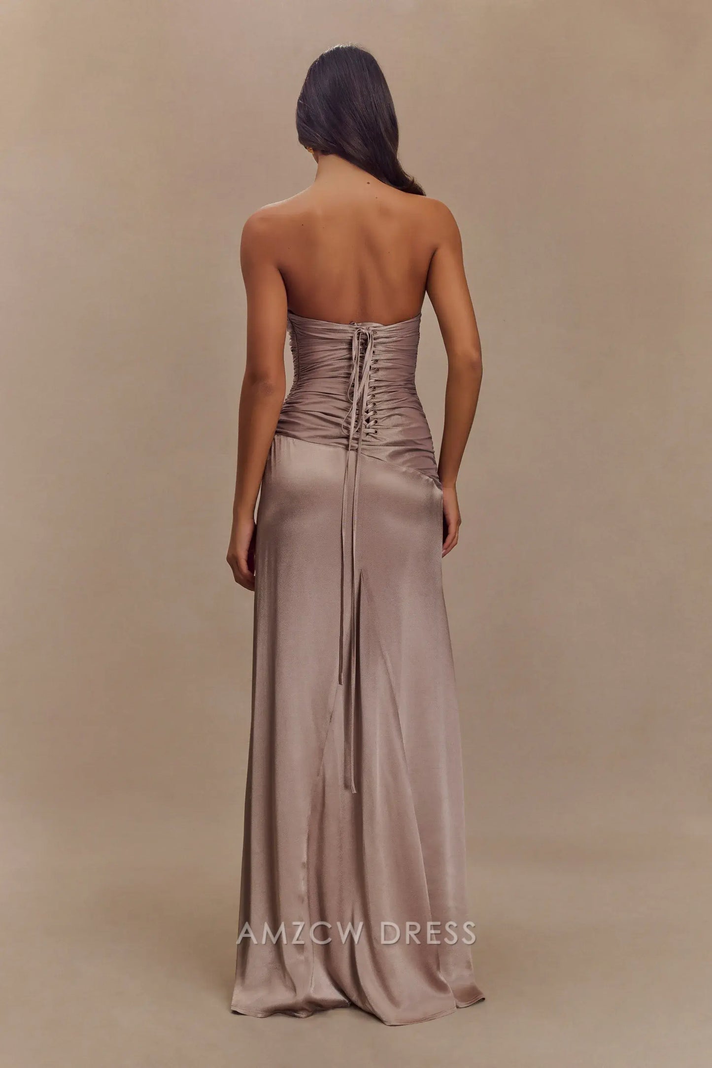 Amzcw Elegantes Vestidos de Fiesta Línea A Satén Verde Azulado con Hombros Descubiertos Mini Vestido Corto Venta Caliente para Mujeres 