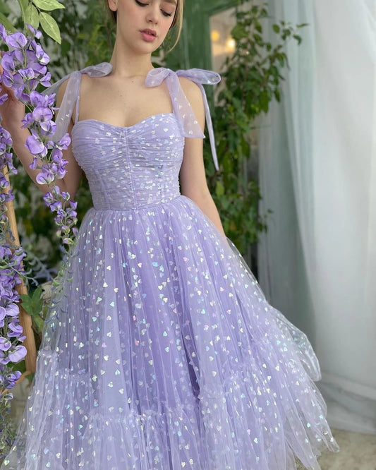 Vestidos de cóctel con escote en forma de corazón, línea A, tul, vestidos cortos para el regreso a casa 