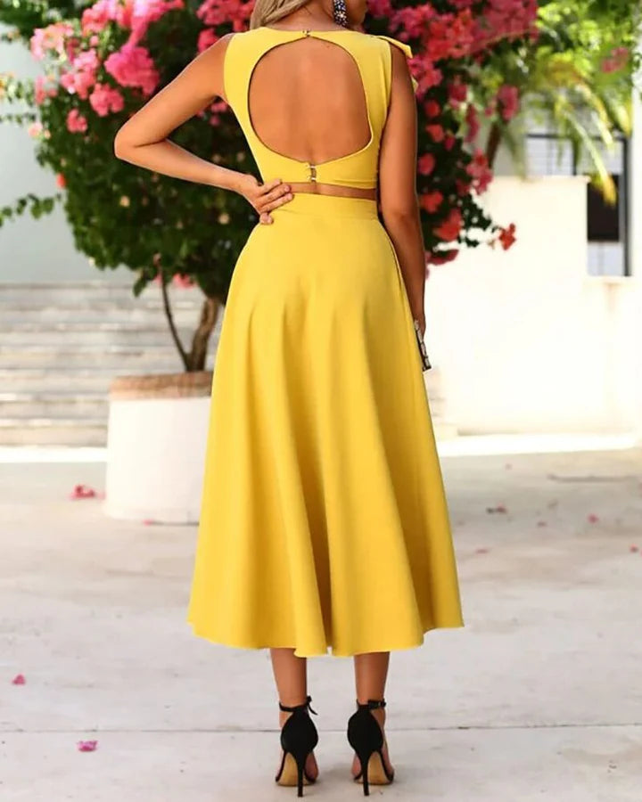 Suknie balowe w kształcie litery A/księżniczki z wycięciem do połowy łydki