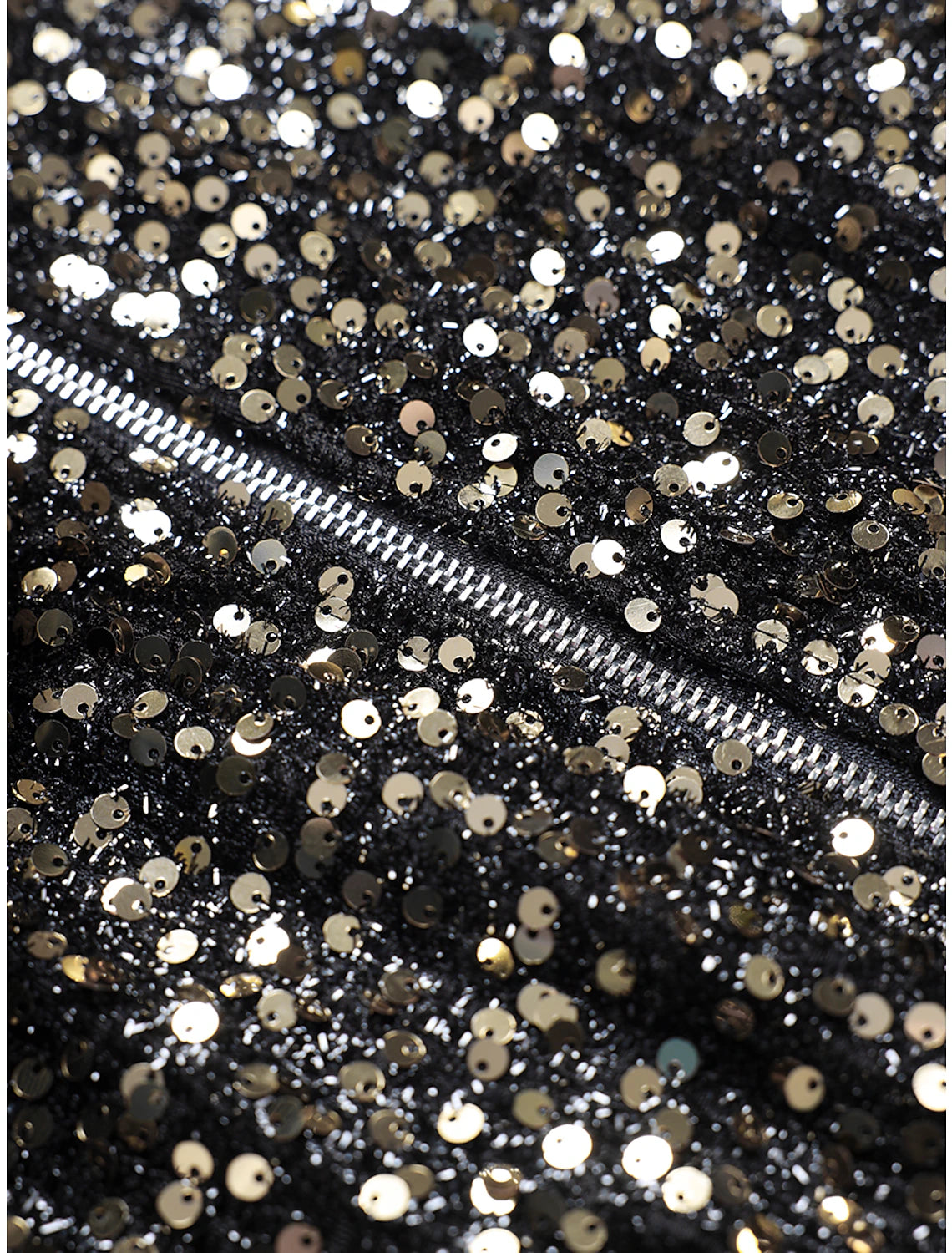 Vestido de lentejuelas para mujer, vestido de fiesta, vestido brillante, vestido de regreso a casa, vestido midi ajustado, negro, manga corta, otoño, primavera, verano, cuello alto, oficina