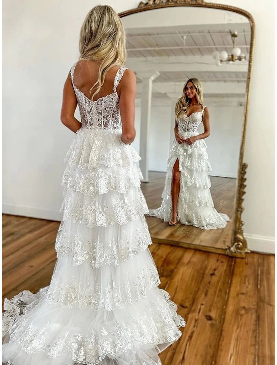 Vestidos de fiesta de sirena/trompeta, corsés, para invitados de boda, fiesta de noche, cola de corte, sin mangas, hombros descubiertos, tul con abertura de lentejuelas