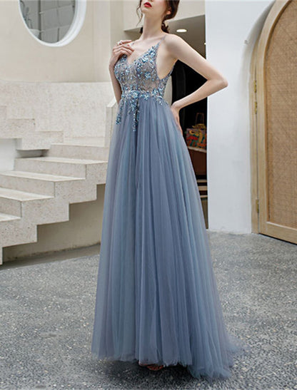 Vestidos de quinceañera de corte A, lujosos, para graduación, dulces 16, largo hasta el suelo, sin mangas, tirantes finos, poliéster, con abertura y cristales.