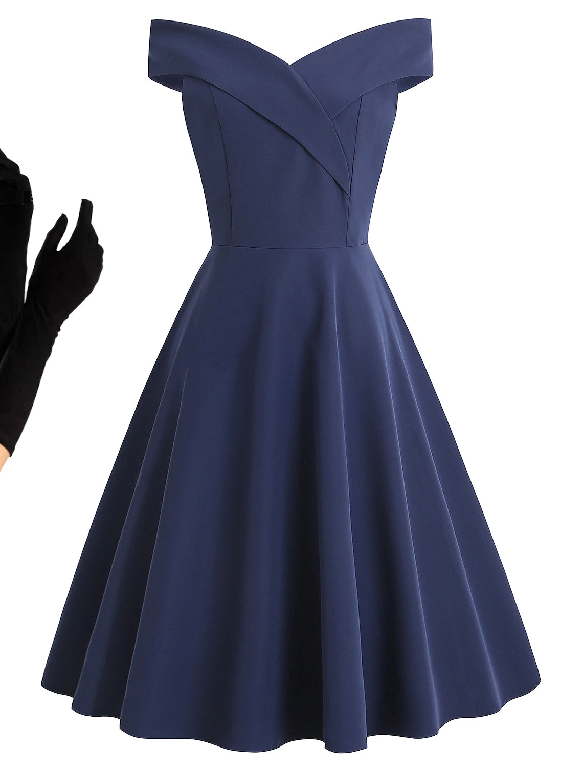 Audrey Hepburn 1950s Cocktail Dress Vintage Dress Dress A-Line Dress Tea Dress Flare Dress Women's Off Shoulder Costume Vintage Cosplay Homecoming Wedding Party Sleeveless Knee Length A-Line Dress