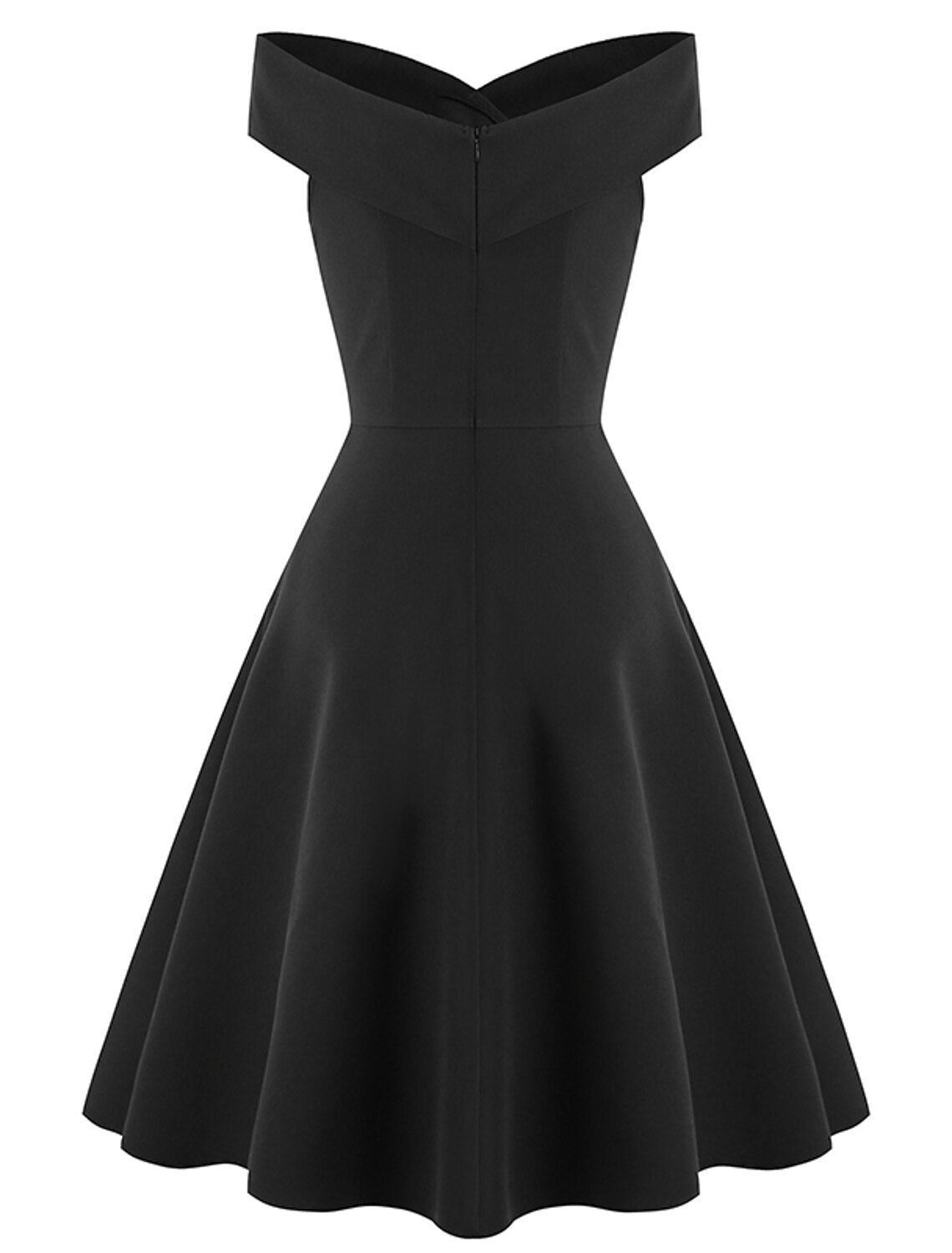 1950s Cocktail Dress Vintage Dress Dress A-Line Dress Tea Dress Flare Dress Audrey Hepburn Women's Off Shoulder Cosplay Costume A-Line Valentine's Day Homecoming Wedding Party Dress
