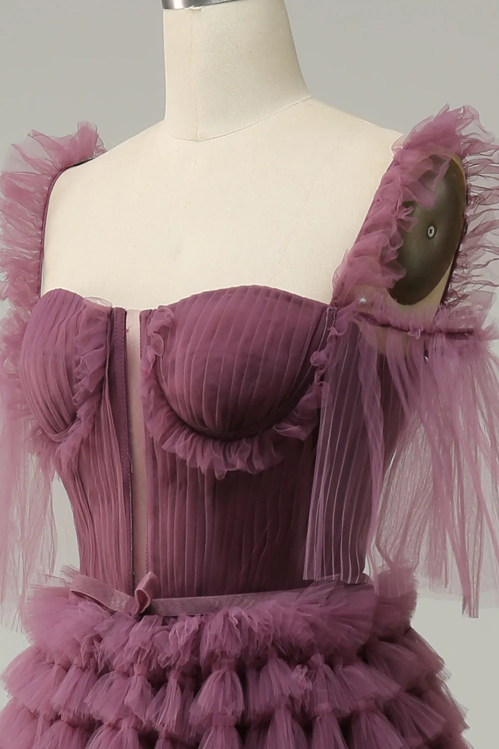 Vestido de fiesta largo Mavue con escote en forma de A 