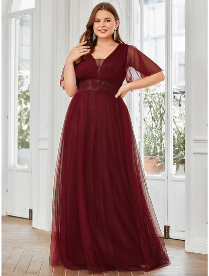 Vestido de dama de honor de corte A, sin mangas, con hombros descubiertos, elegante, largo hasta la rodilla, de satén con lazos y pliegues.