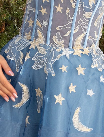 Vestidos de fiesta de gala, lujosos, para bodas, fiestas, con cola, sin mangas, sin tirantes, de encaje con apliques de lentejuelas