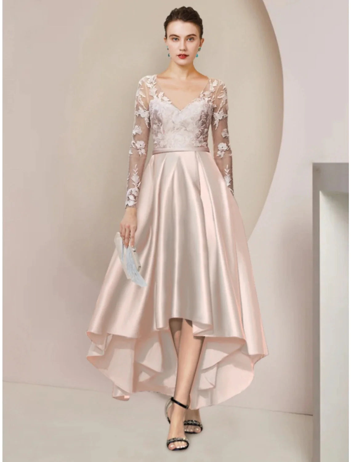 Sheath / Column Mother of the Bride Dress Wedding Guest Party Elegant   Amzcw Dress