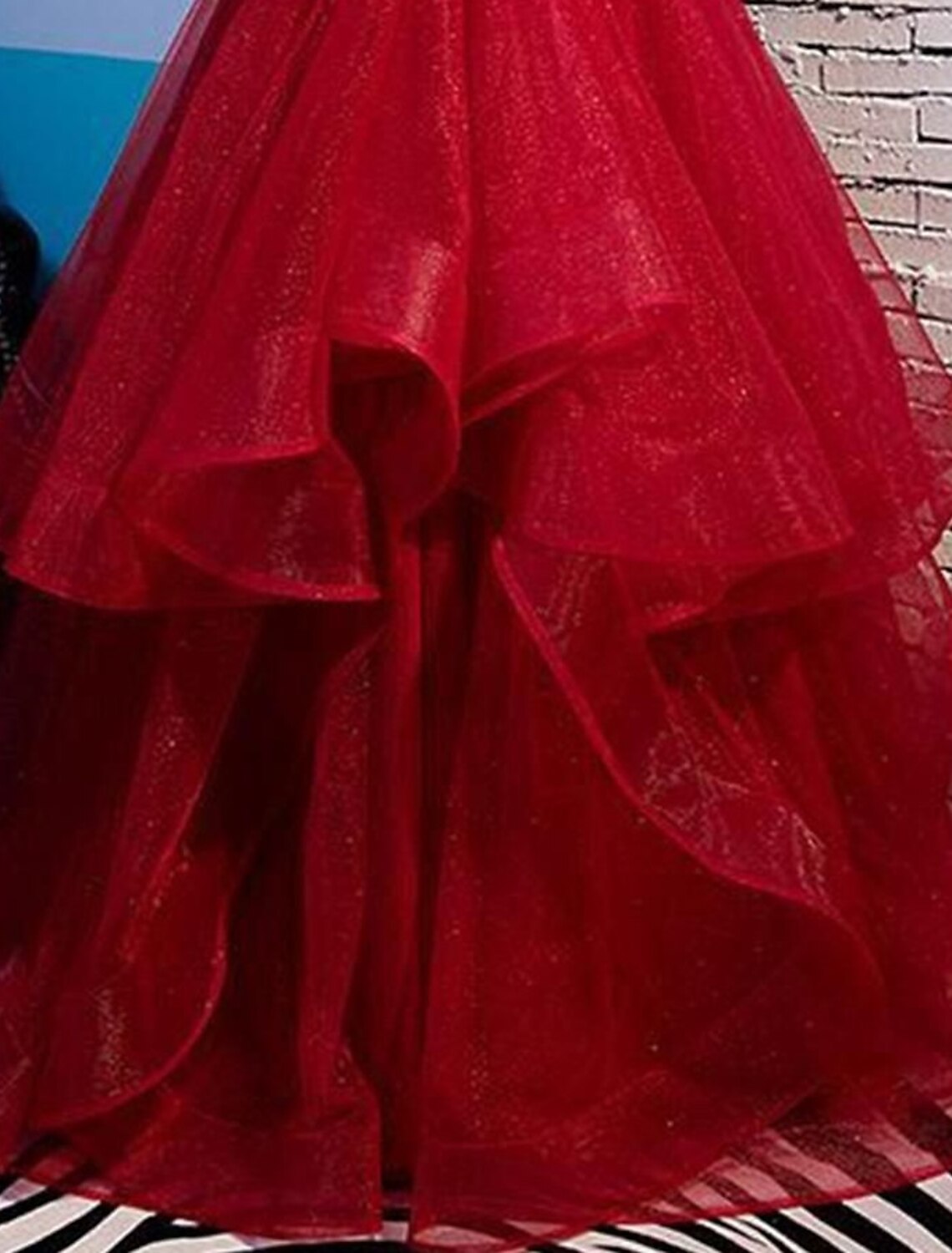 Vestidos de fiesta de corte A, sexys, para fiesta, largos hasta el suelo, sin mangas, tirantes finos, de tul con volantes